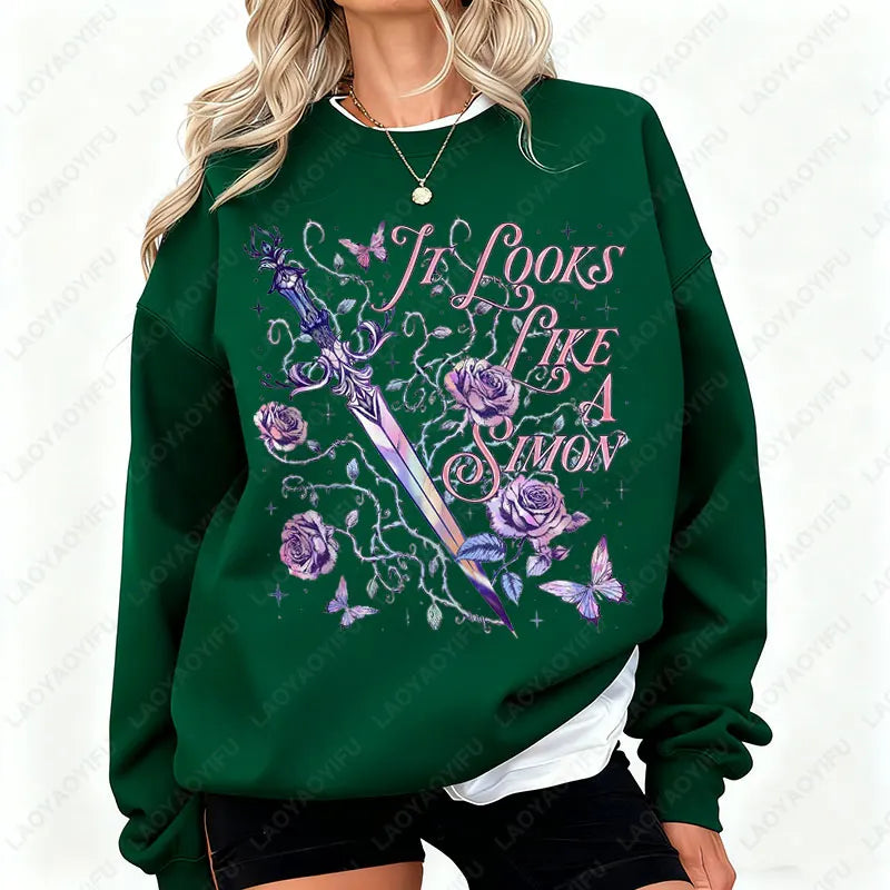 It Looks Like A Simon Pullovers Quicksilver By Callie Hart- Carrion's Ook Lover Gift Fantasy Shirt Romance Reader Woman Hoodies