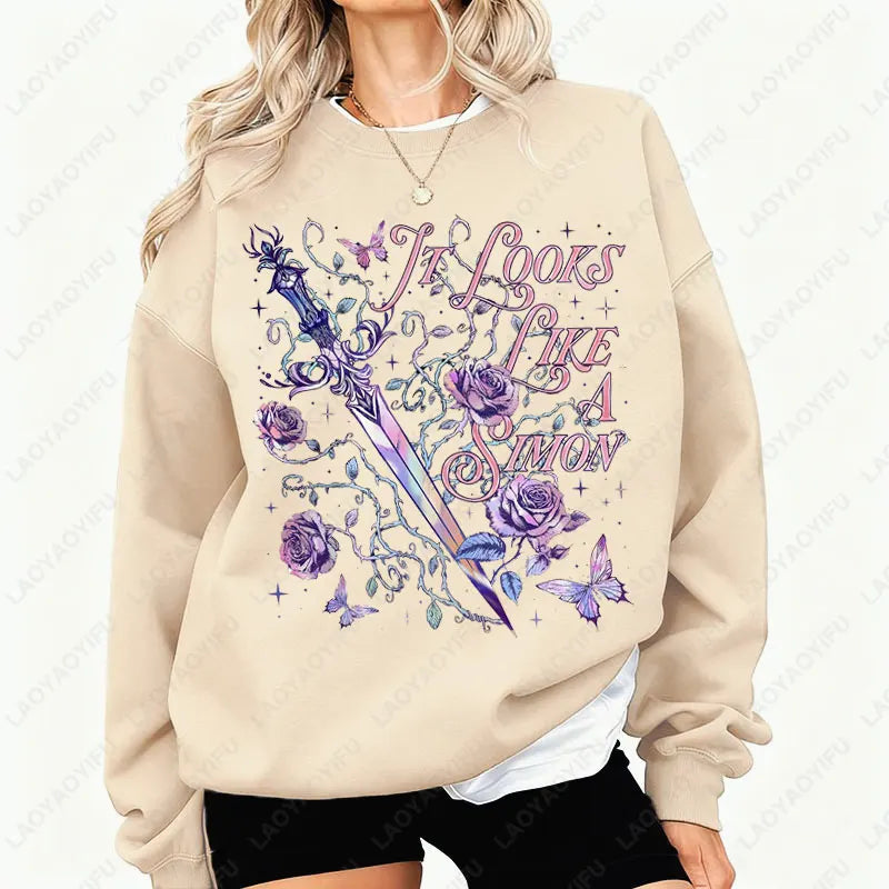 It Looks Like A Simon Pullovers Quicksilver By Callie Hart- Carrion's Ook Lover Gift Fantasy Shirt Romance Reader Woman Hoodies