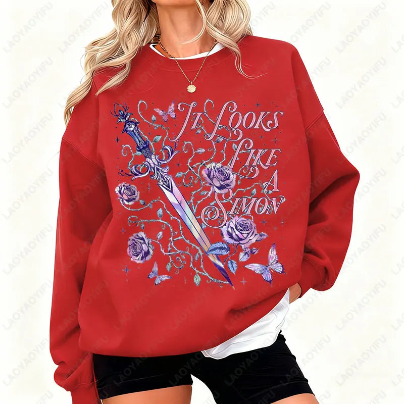 It Looks Like A Simon Pullovers Quicksilver By Callie Hart- Carrion's Ook Lover Gift Fantasy Shirt Romance Reader Woman Hoodies