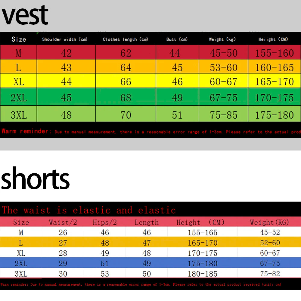 Men's Tank Top Sets 2026 Summer Quick drying Breathable Tracksuit men men's tracksuit running beach oversize  sports seaside