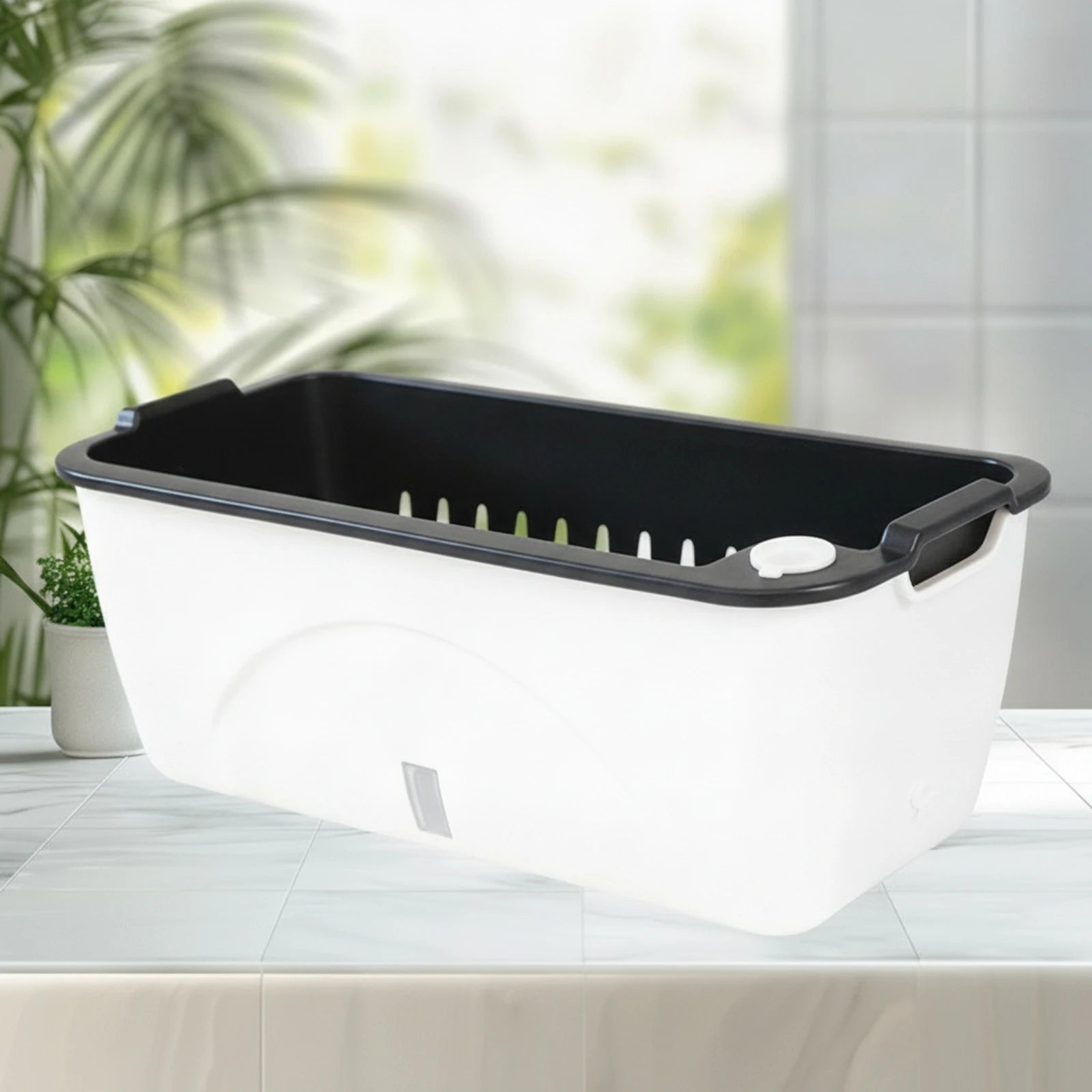 Self-Watering Planter Compact Self Watering Planter Flower Box Long-Lasting Practical for Balcony, Windowsill