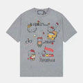 Summer Hello Kitty Cartoon Print Casual Versatile Popular Women's Tops Pure Cotton Short-Sleeved T-Shirt Large Size Women's Ins