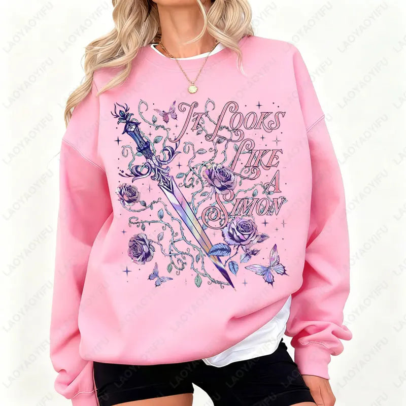 It Looks Like A Simon Pullovers Quicksilver By Callie Hart- Carrion's Ook Lover Gift Fantasy Shirt Romance Reader Woman Hoodies