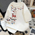 Short-Sleeved T-Shirt Hello Kitty Summer Popular Lazy Style Sanrio Women's Versatile Tops Cartoon Loose Unique Design Leisure